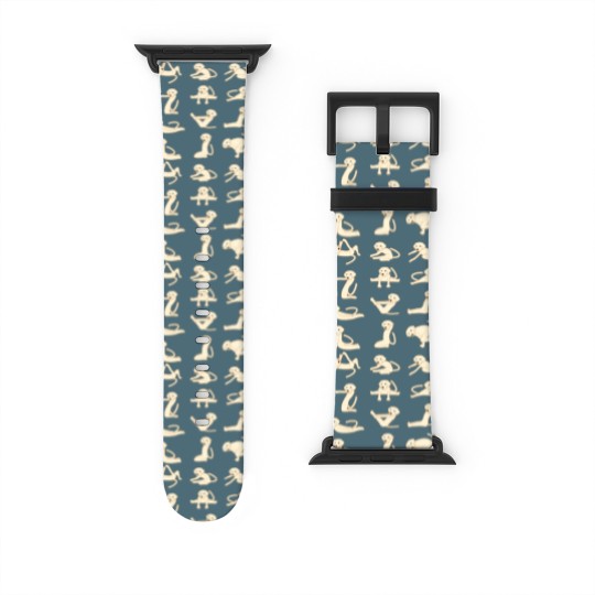 Discover Dogs doing Yoga Funny Animal Watch Bands For Apple Watch Watch Bands For Apple Watch