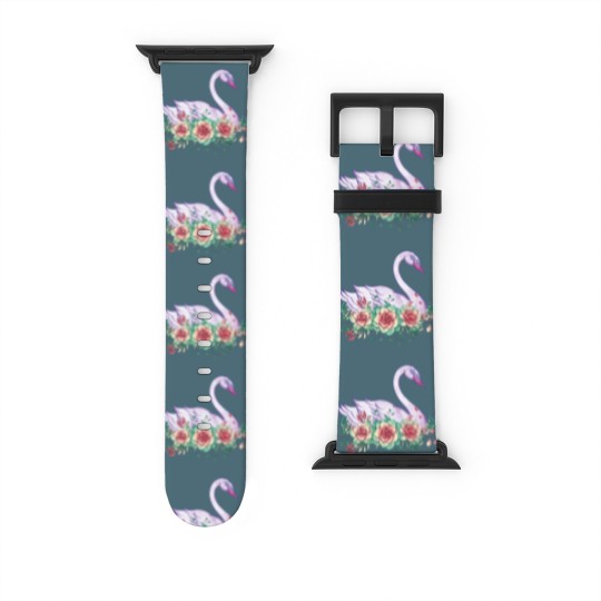 Discover Swan gift animal lover Watch Bands For Apple Watch