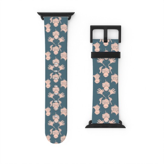 Discover Monkey Cover Face Awesome Gorilla Queen Band Watch Bands For Apple Watch