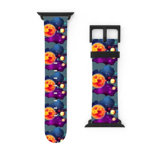 Discover Solar System Planets For Astronomy And Space Geeks Watch Bands For Apple Watch