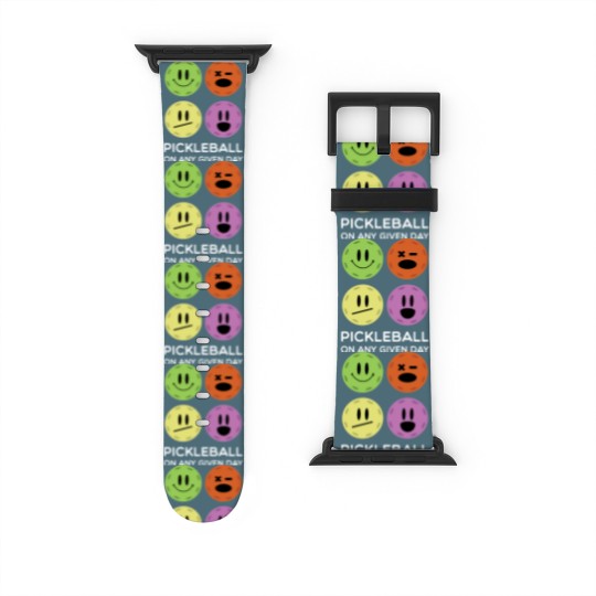 Discover Gift for Pickleball Players Any Given Day Funny Watch Bands For Apple Watch