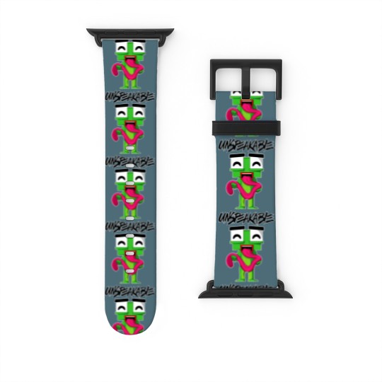 Discover Unspeakable Cartoon Art Funny Printed Painting Kids Unisex Boy Girl Watch Bands For Apple Watch Gift Watch Bands For Apple Watch