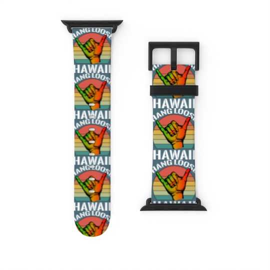 Discover Shaka Rasta Aloha Vintage Hang Loose hawaii gifts Watch Bands For Apple Watch