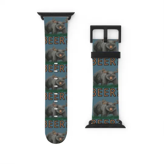 Discover Bear Deer Beer - Beer - Watch Bands For Apple Watch