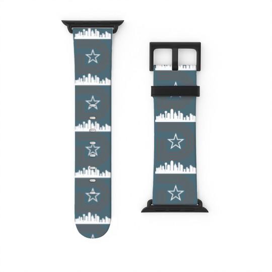 Discover Triple D Skyline (Various Colors Available) - Triple D Skyline And Mask - Watch Bands For Apple Watch