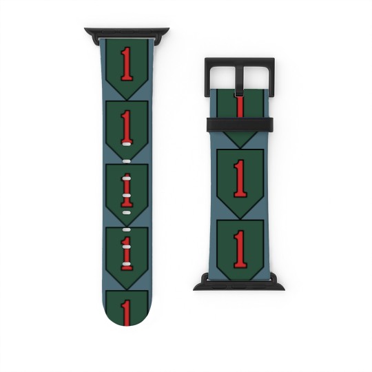 Discover "The Big Red One" 1st Infantry Division Insignia - Big Red One - Watch Bands For Apple Watch