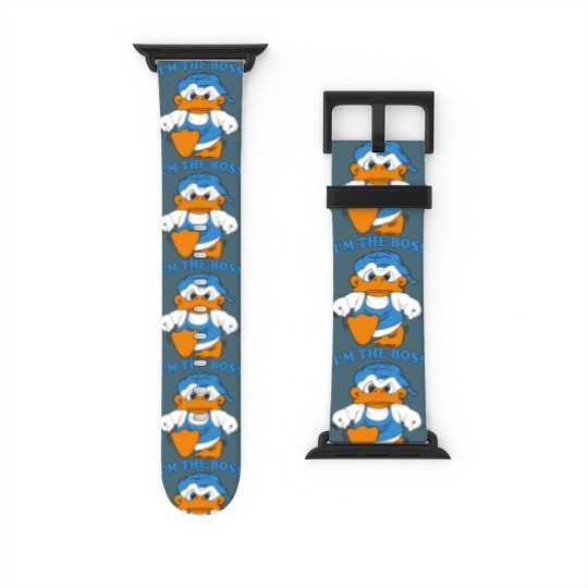 Discover I'm The Boss Duck Watch Bands For Apple Watch 90s Cartoon Tourist Watch Bands For Apple Watch