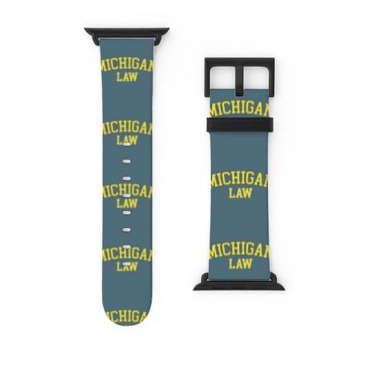 Discover Michigan Law Michigan Bar Graduate Gift Lawyer Col Watch Bands For Apple Watch