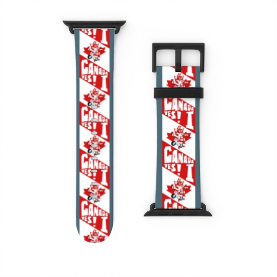 Discover Yes! I Canada - 1 - Duke Caboom Canadian Stuntman - Watch Bands For Apple Watch