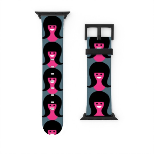 Discover That Girl logo Watch Bands For Apple Watch