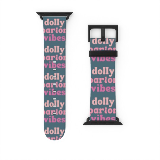 Discover Dolly Parton Vibes Watch Bands For Apple Watch | Dolly Parton Watch Bands For Apple Watch for Women | Unisex Graphic Watch Bands For Apple Watch | Retro Dolly Watch Bands For Apple Watch | Country Retro Style Watch Bands For Apple Watch