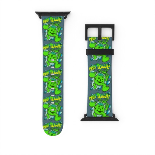 Discover OHH YEAH! Kool Aid Lime Classic Watch Bands For Apple Watch