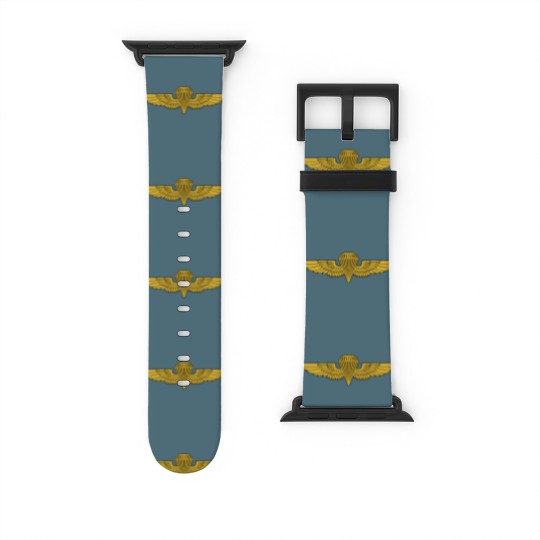 Discover Navy--Jump-Wings-0208 Watch Bands For Apple Watch