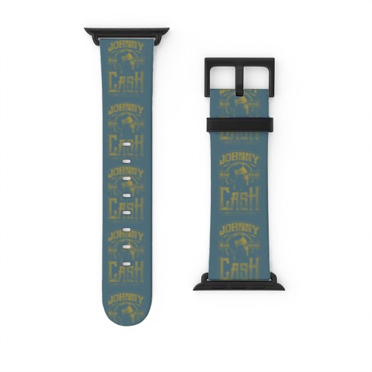 Discover Johnny Cash The Man In Black Vintage 90's Watch Bands For Apple Watch - Johnny Cash Watch Bands For Apple Watch, Classic Rock Music Watch Bands For Apple Watch, Raptee, Vintage Watch Bands For Apple Watch, Music Watch Bands For Apple Watch