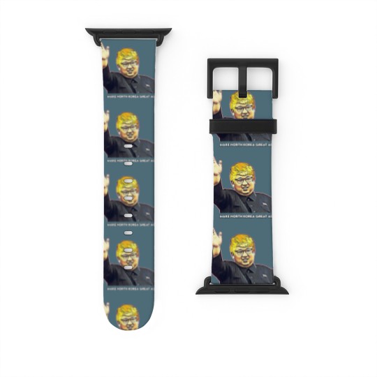 Discover Kim Jong Un Donald Trump Watch Bands For Apple Watch
