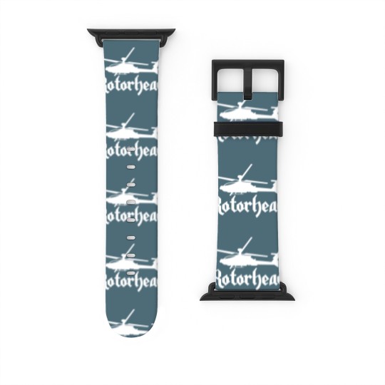 Discover Rotorhead Helicopter Pilot - Helicopter - Watch Bands For Apple Watch