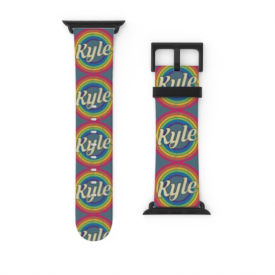 Discover Kyle - Retro Rainbow Faded-Style - Kyle - Watch Bands For Apple Watch