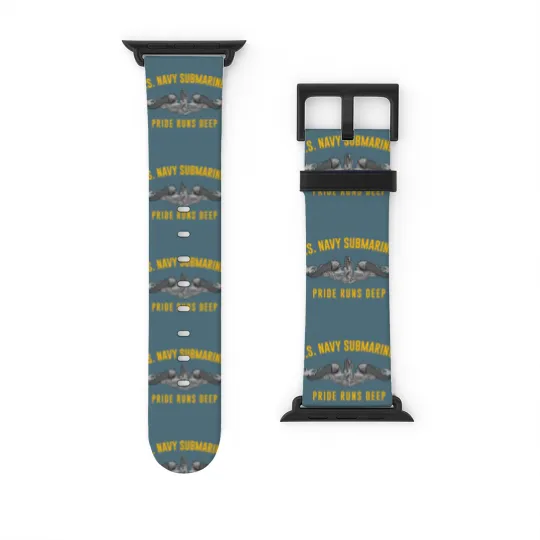 Discover US Navy Sub Veteran Submariner Pride Runs Deep Watch Bands For Apple Watch