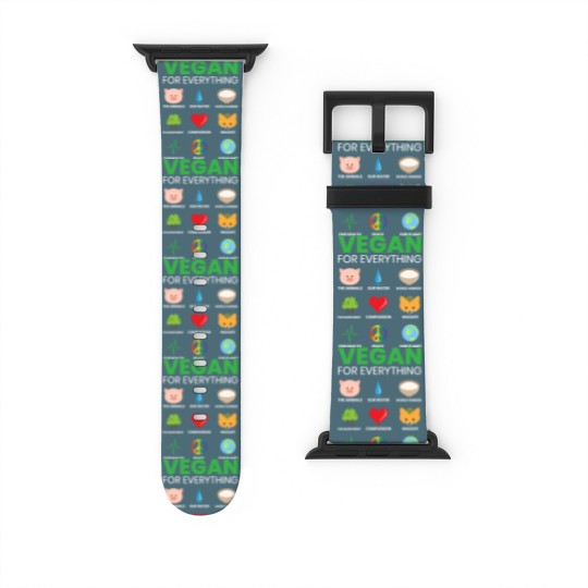 Discover Vegan for Everything Veganism Vegan Nutrition Watch Bands For Apple Watch