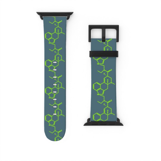 Discover LSD Molecule - Lsd - Watch Bands For Apple Watch