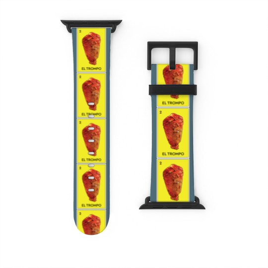 Discover El Trompo Al Pastor Loteria Mexican Game Funny Carne Asada Tacos Burritos - Meat - Watch Bands For Apple Watch