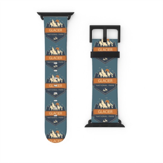 Discover Glacier National Park - Glacier National Park - Watch Bands For Apple Watch
