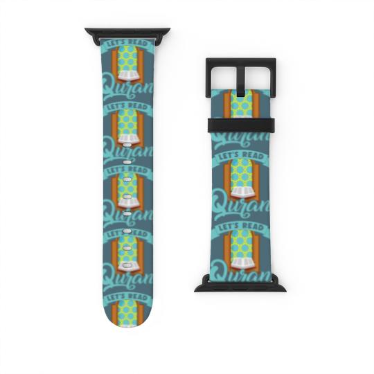 Discover Let´s Read Quran Mosque Islam Allah Prayer Gift Watch Bands For Apple Watch