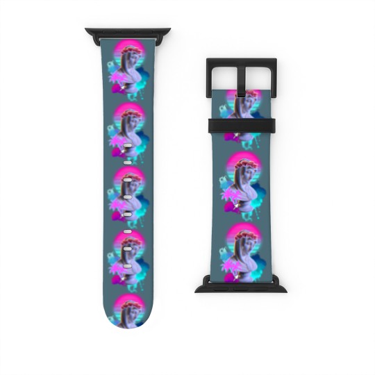 Discover Vaporwave Blessed Mother - Vaporwave - Watch Bands For Apple Watch
