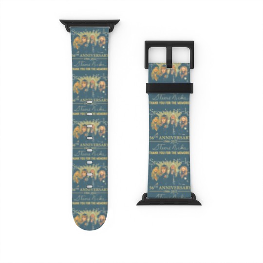 Discover Stevie Nicks 56th Anniversary Signature Watch Bands For Apple Watch, Stevie Nicks Fan Lover Watch Bands For Apple Watch