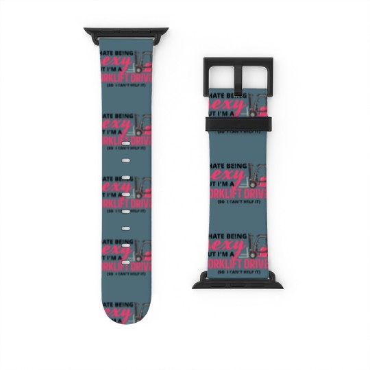 Discover Forklift Driver Apparel Forklift Operator Funny Gift Watch Bands For Apple Watch
