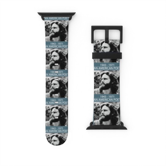 Discover Jim Morrison An American Poet Watch Bands For Apple Watch, The Doors Rock Watch Bands For Apple Watch,  Vintage Watch Bands For Apple Watch, Gift Watch Bands For Apple Watch, Vintage Watch Bands For Apple Watch