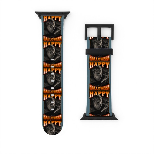 Discover Happy Halloween Wolf Man - Happy Halloween Wolf Man - Watch Bands For Apple Watch