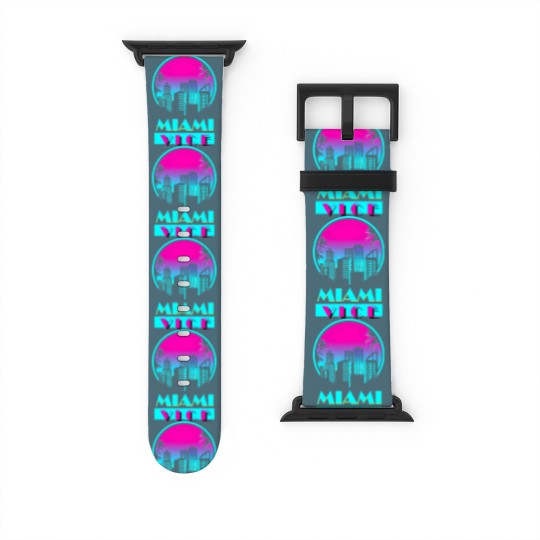 Discover MIAMI VICE Beach Watch Bands For Apple Watch