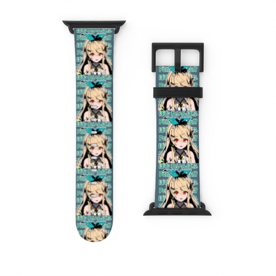 Discover Nijisanji EN Pomu Rainpuff Blush Watch Bands For Apple Watch