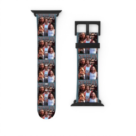 Discover Nicolas Cage Vintage Unisex Watch Bands For Apple Watch, Vintage Nicolas Cage Watch Bands For Apple Watch