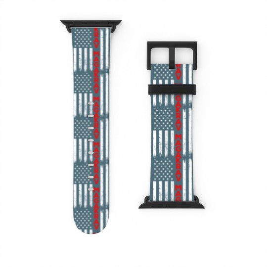 Discover Krav Maga Self Defense USA American Flag Fighter Watch Bands For Apple Watch