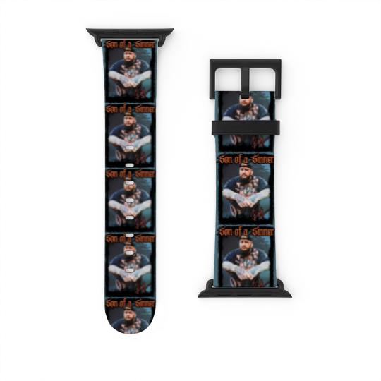 Discover Jelly Roll 2023 Tour Watch Bands For Apple Watch, Jelly Roll Backroad Baptism 2023 Tour Watch Bands For Apple Watch