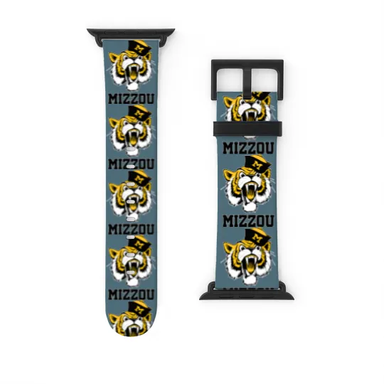 Discover Vintage 60's Truman the Missouri Tiger Mascot - Missouri - Watch Bands For Apple Watch