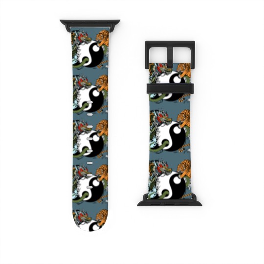 Discover dragon and tiger yin yang symbol Watch Bands For Apple Watch