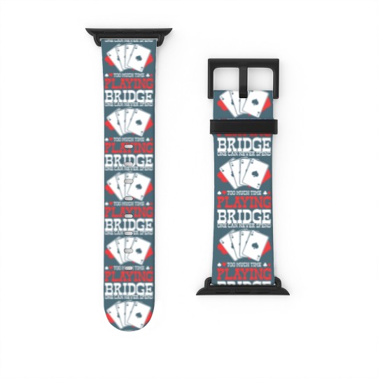 Discover Poker Cards Bridge Gambling Watch Bands For Apple Watch