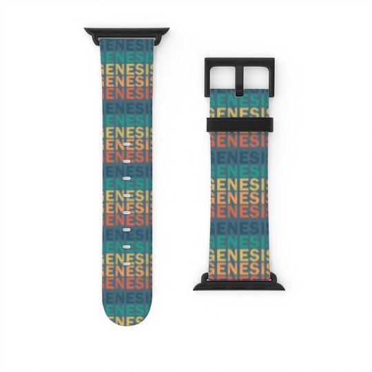 Discover Genesis Name Watch Bands For Apple Watch - Genesis Vintage Retro Name Gift Item Watch Bands For Apple Watch - Genesis - Watch Bands For Apple Watch