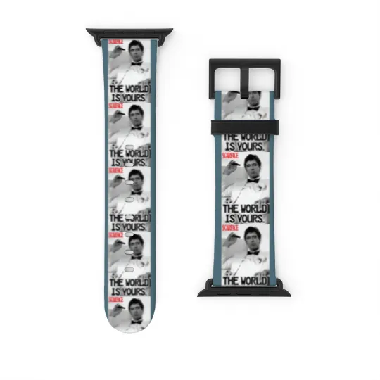 Discover Scarface The World Is Yours Watch Bands For Apple Watch, Al Pacino Watch Bands For Apple Watch