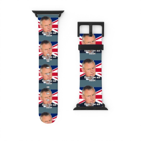Discover Doc Martin Don’t be an idiot Watch Bands For Apple Watch