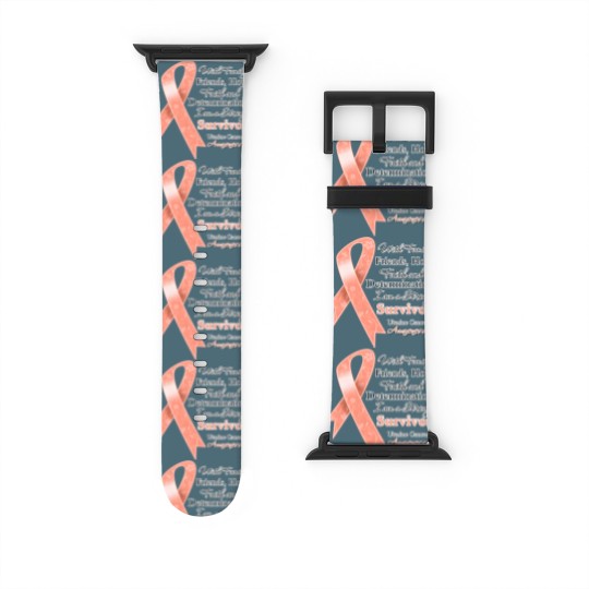 Discover Uterine Cancer Support Strong Survivor Watch Bands For Apple Watch