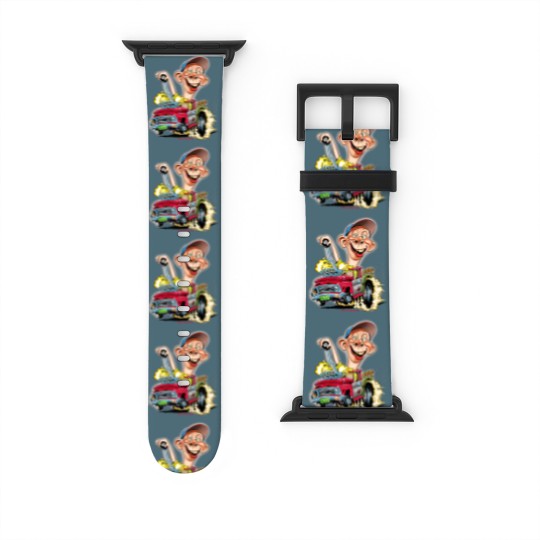 Discover Bubba J Hot Rod Pick Up Truck Watch Bands For Apple Watch