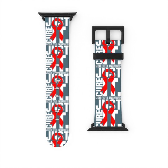 Discover Just Cure It Sickle Cell Awareness Watch Bands For Apple Watch Watch Bands For Apple Watch