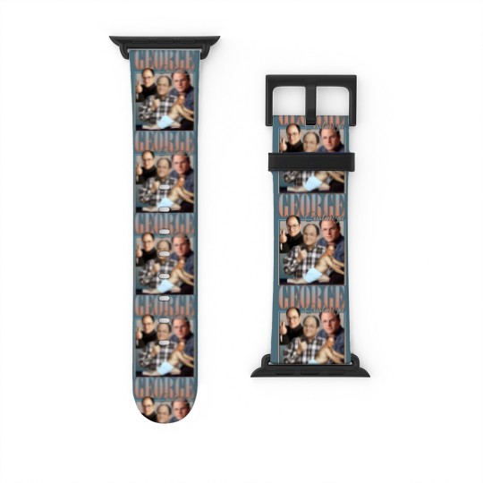 Discover RETRO GEORGE Costanza Watch Bands For Apple Watch, George Seinfield Watch Bands For Apple Watch, George Costanza Watch Bands For Apple Watch, George Costanza Homage Watch Bands For Apple Watch, Seinfeld Fan, Tv Seinfeld Sitcom