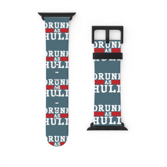 Discover Drunk As Hull Funny Hockey Watch Bands For Apple Watch