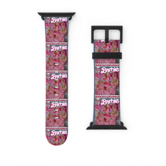 Discover Margot Robbie Barbie  Watch Bands For Apple Watch, Retro Vintage Margot Robbie Watch Bands For Apple Watch