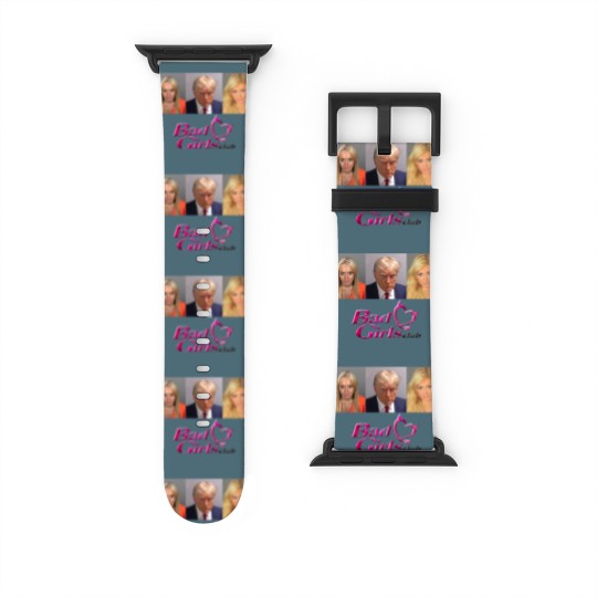 Discover Donald Trump Mugshot Watch Bands For Apple Watch, Bad Girls Club Watch Bands For Apple Watch, Trump Mugshot Watch Bands For Apple Watch, Bad Girls Club Trump Watch Bands For Apple Watch, Trump Mugshot Meme Watch Bands For Apple Watch